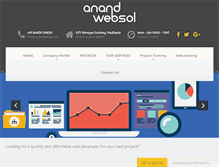 Tablet Screenshot of anandwebsol.com